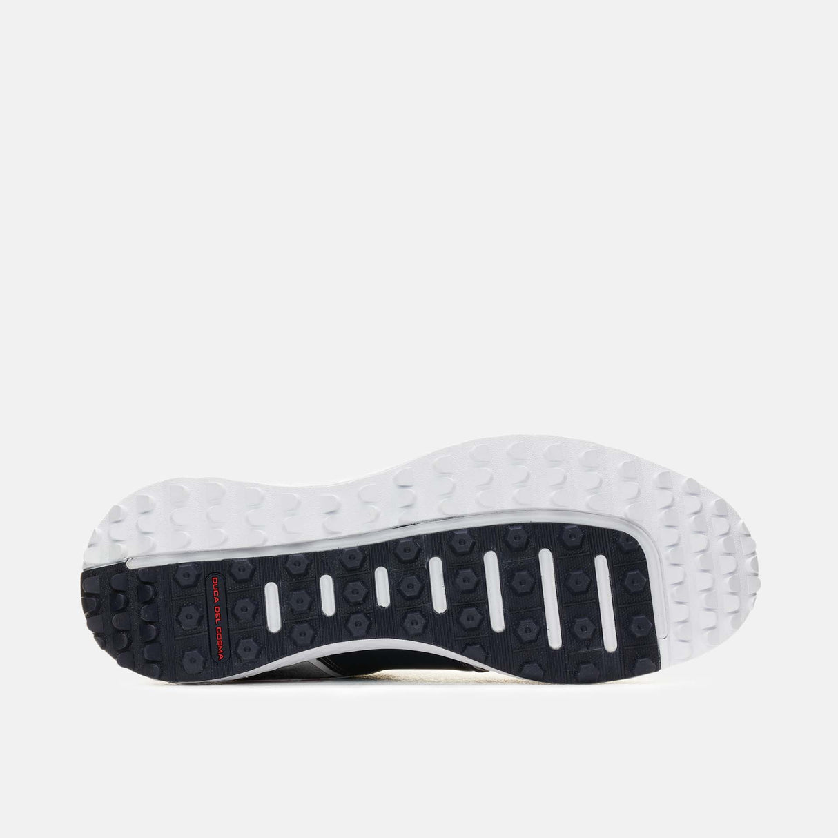Duca Del Cosma Positano Premium Spikeless Golf Shoes - White / Navy / Red - Handmade in 🇵🇹