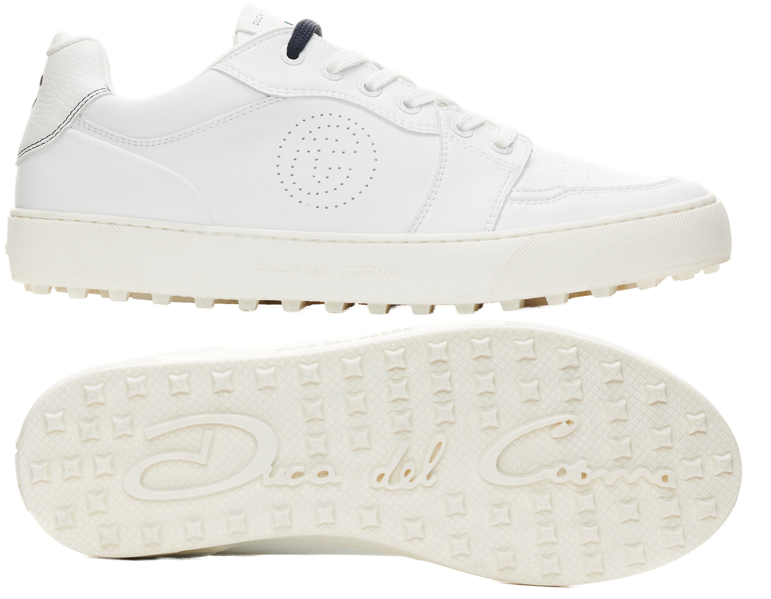 Duca Del Cosma Giordano Premium Spikeless Golf Shoes - White - Handmade in 🇵🇹