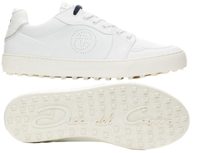 Duca Del Cosma Giordano Premium Spikeless Golf Shoes - White - Handmade in 🇵🇹