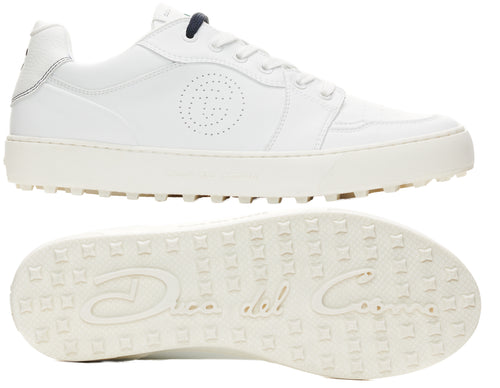 Duca Del Cosma Giordano Premium Spikeless Golf Shoes - White - Handmade in 🇵🇹