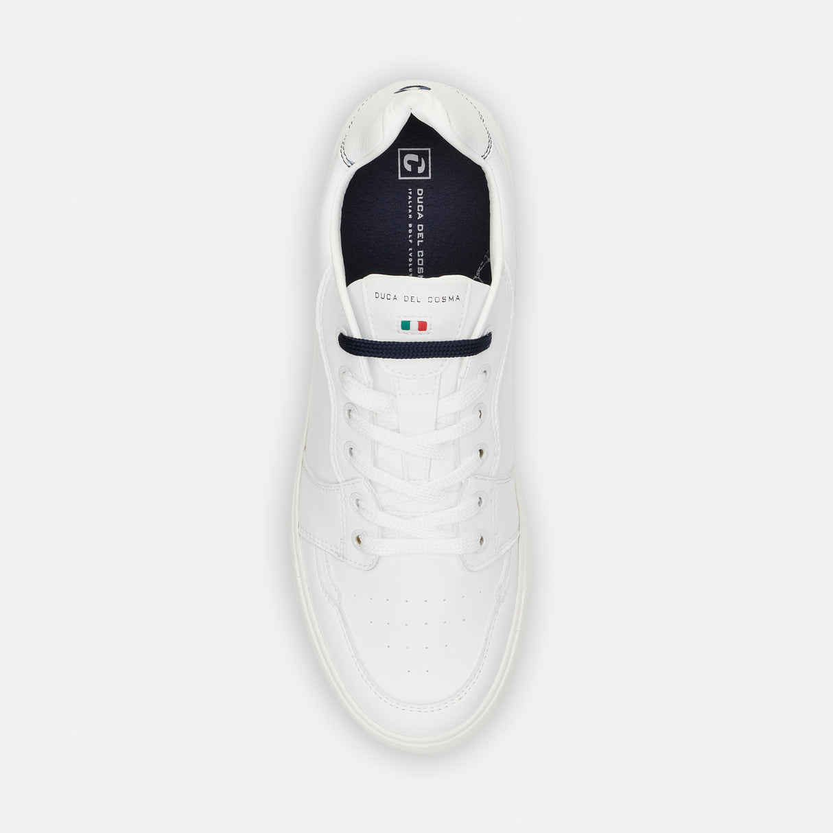 Duca Del Cosma Giordano Premium Spikeless Golf Shoes - White - Handmade in 🇵🇹
