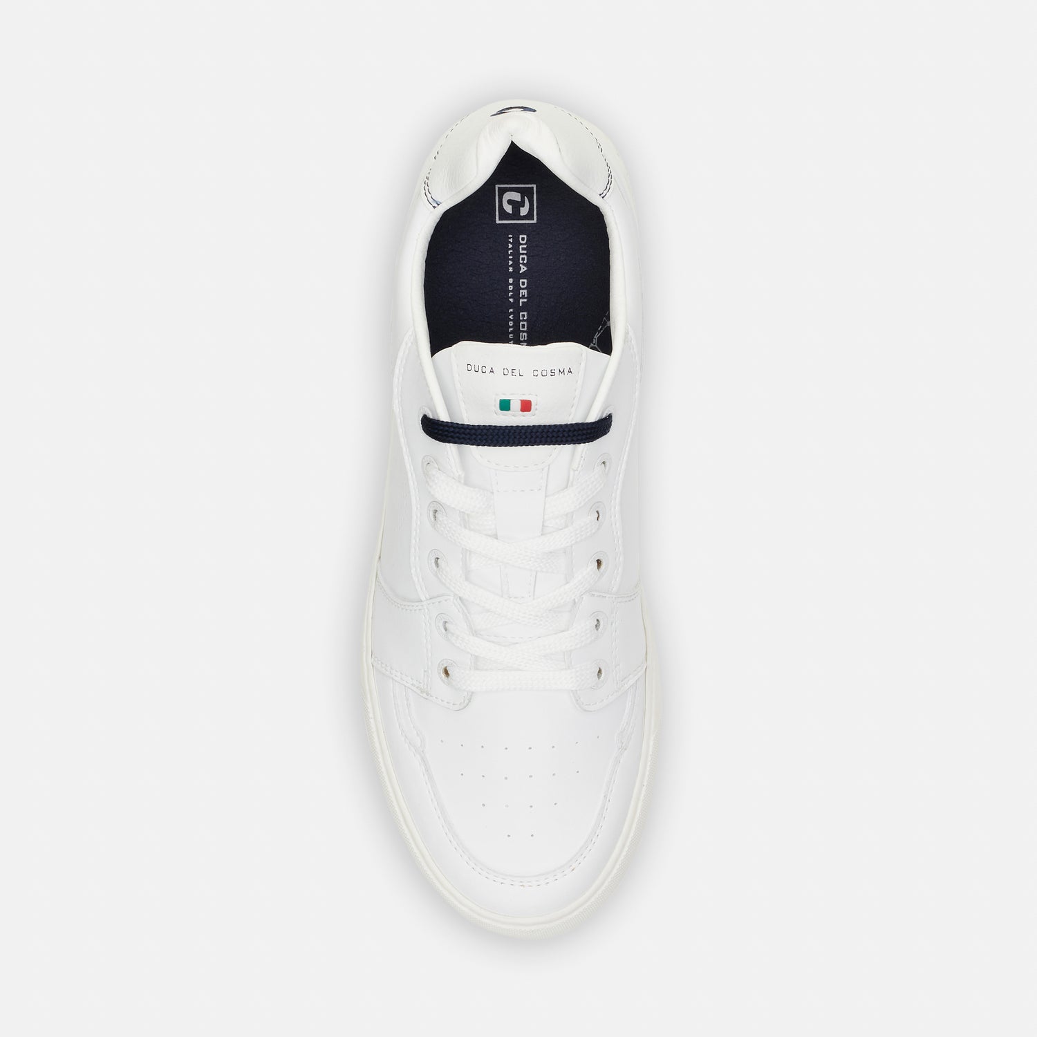 Duca Del Cosma Giordano Premium Spikeless Golf Shoes - White - Handmade in 🇵🇹