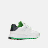Duca Del Cosma Pagani Premium Spikeless Golf Shoes - White / Navy / Green - Handmade in 🇵🇹