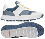 Duca Del Cosma Pagani Premium Spikeless Golf Shoes - White / Grey / Yellow - Handmade in 🇵🇹