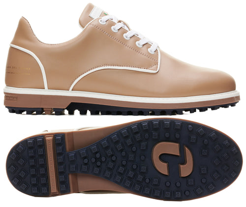 Duca Del Cosma Elpaso Premium Spikeless Golf Shoes - Taupe - Handmade in 🇵🇹