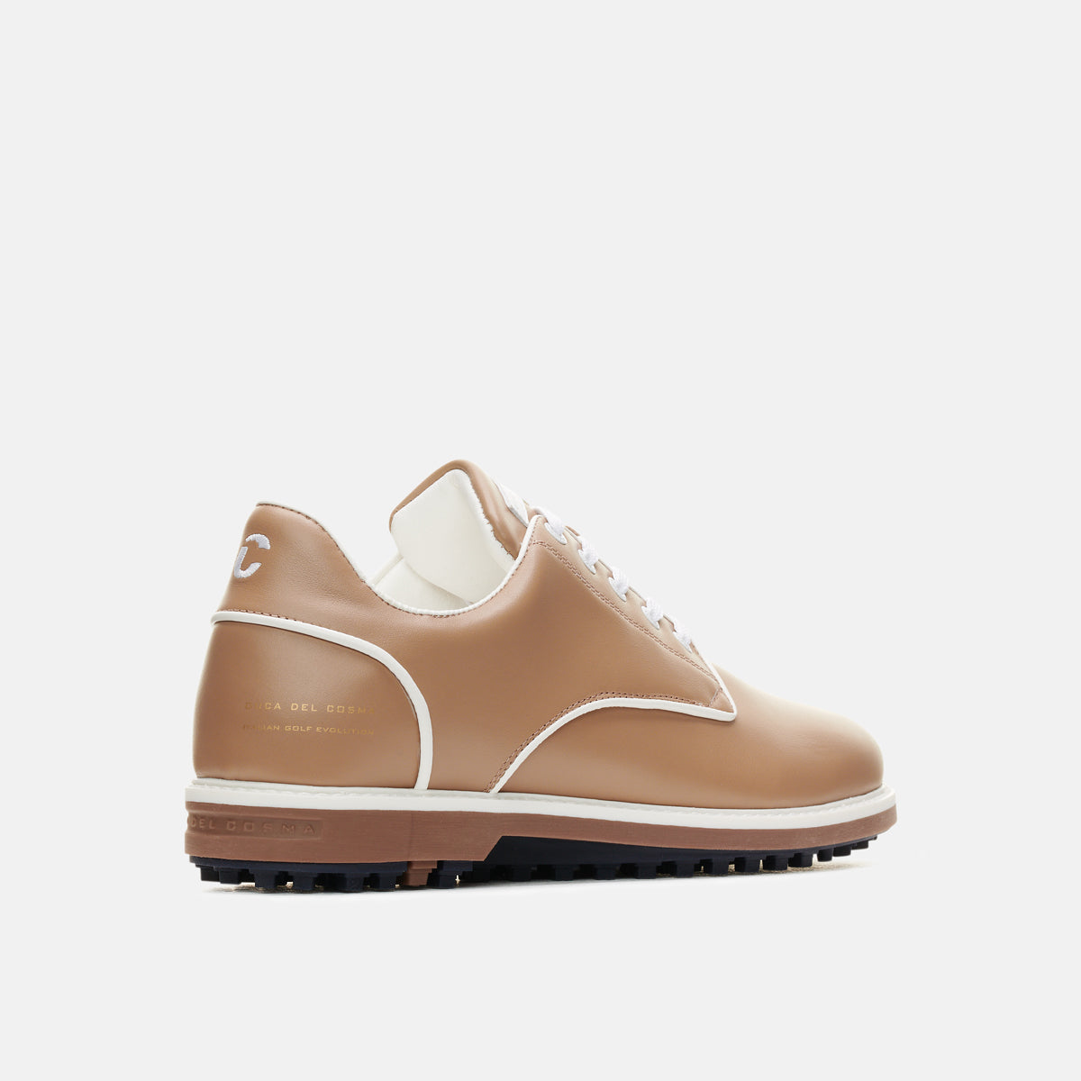 Duca Del Cosma Elpaso Premium Spikeless Golf Shoes - Taupe - Handmade in 🇵🇹