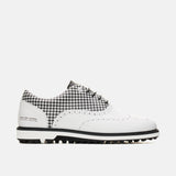 Duca Del Cosma Dandy Premium Spikeless Golf Shoes - White / Black - Handmade in 🇵🇹