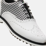Duca Del Cosma Dandy Premium Spikeless Golf Shoes - White / Black - Handmade in 🇵🇹