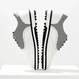 Duca Del Cosma Dandy Premium Spikeless Golf Shoes - White / Black - Handmade in 🇵🇹