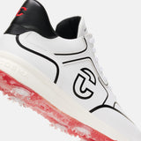 Duca Del Cosma Orlando Pro Spiked Golf Shoes - SAMPLE - White / Black