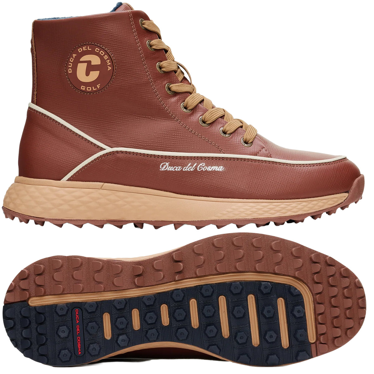 Duca Del Prato Spikeless Winter Golf Boots Shoes - SAMPLE - Brown