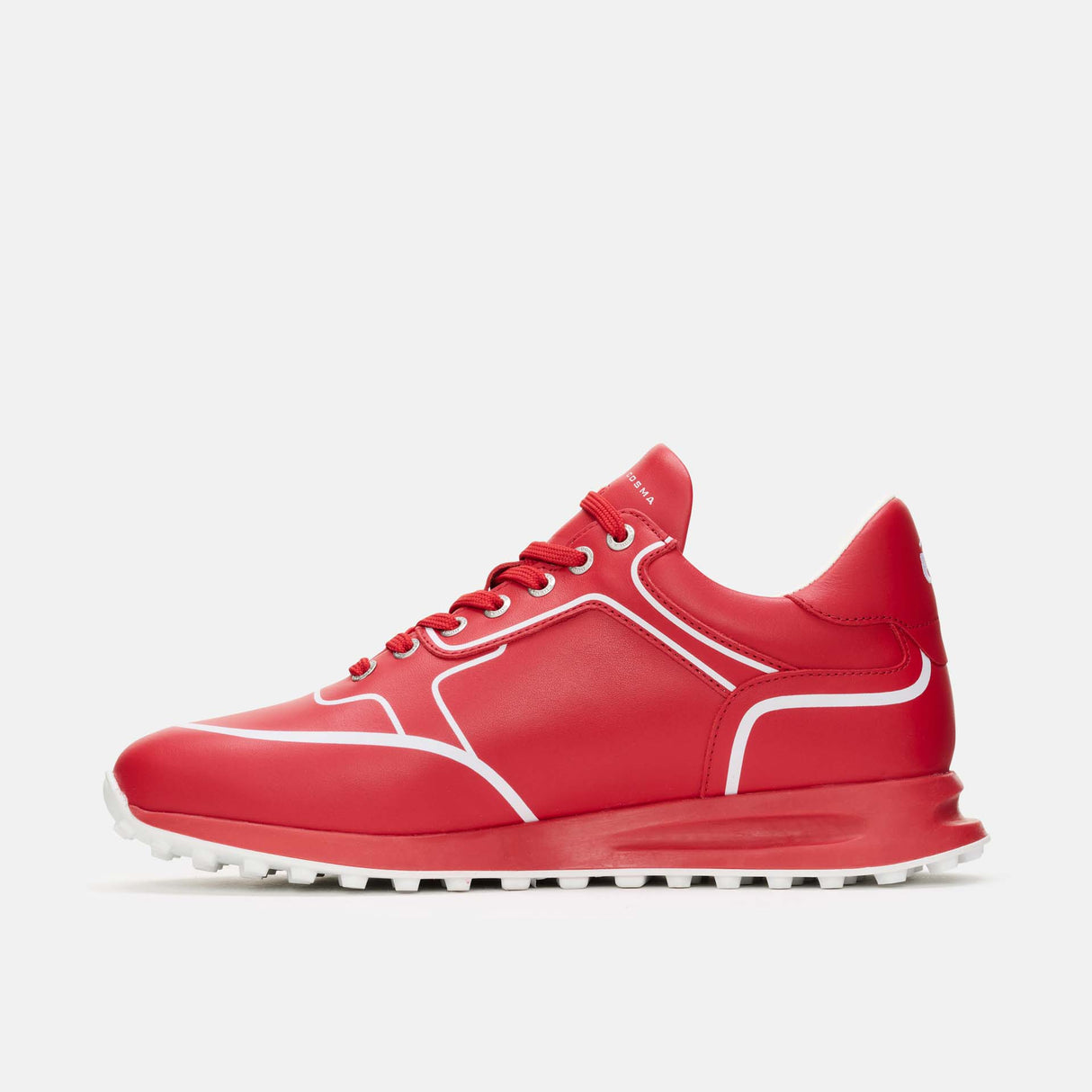 Duca Del Cosma Flyer Premium Spikeless Golf Shoes - Red - Handmade in 🇵🇹