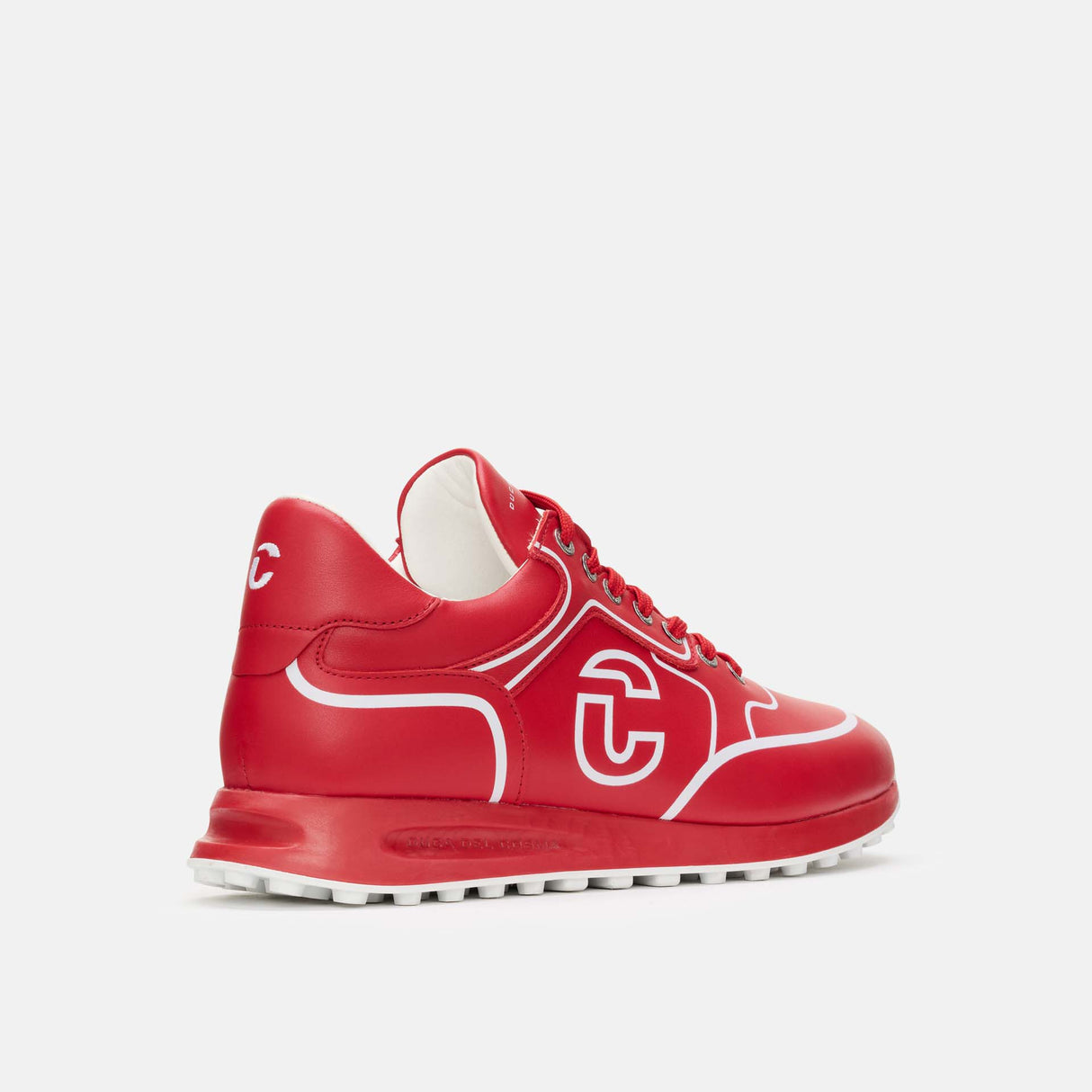 Duca Del Cosma Flyer Premium Spikeless Golf Shoes - Red - Handmade in 🇵🇹