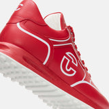 Duca Del Cosma Flyer Premium Spikeless Golf Shoes - Red - Handmade in 🇵🇹
