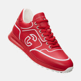 Duca Del Cosma Flyer Premium Spikeless Golf Shoes - Red - Handmade in 🇵🇹