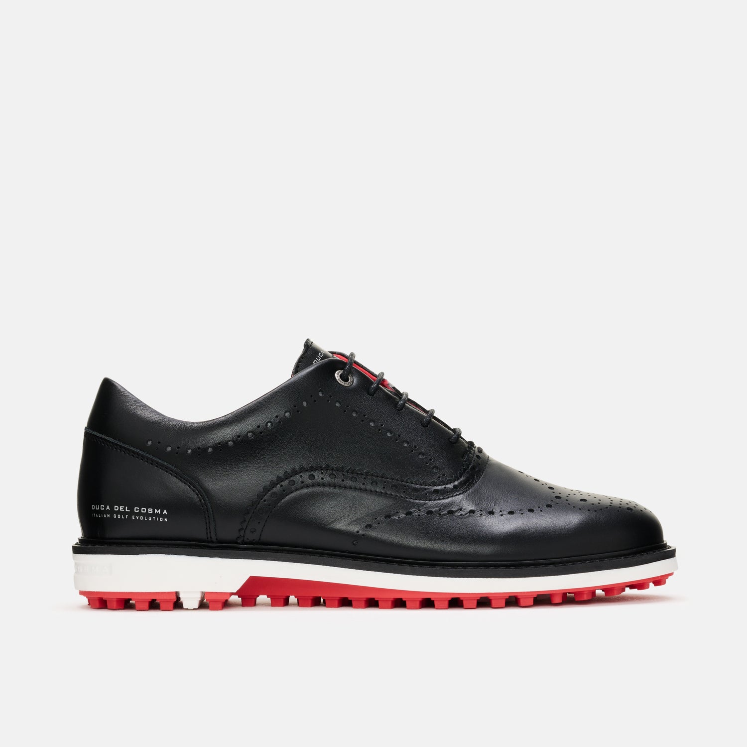 Duca Del Cosma Churchill Premium Spikeless Golf Shoes - Black - Handmade in 🇵🇹