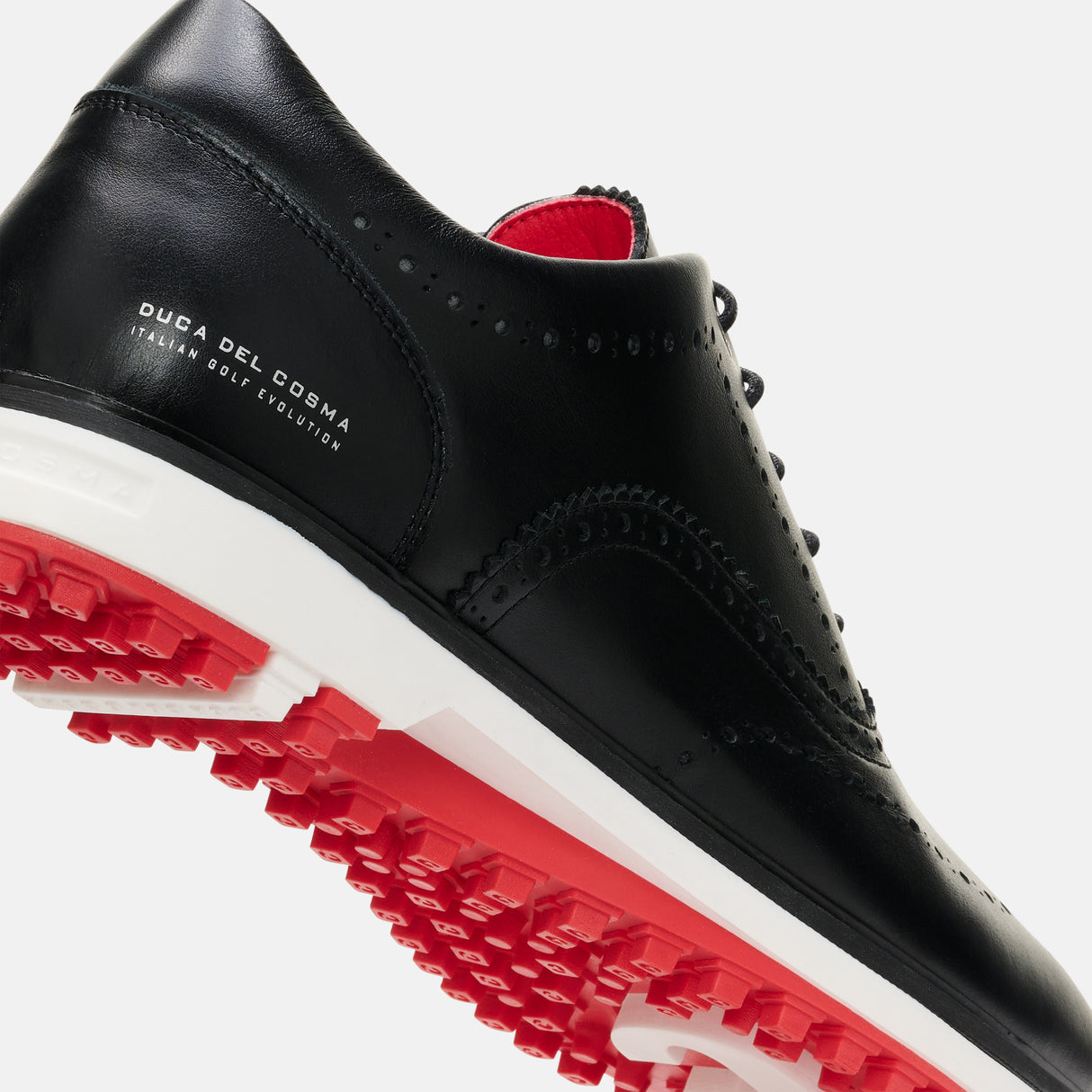 Duca Del Cosma Churchill Premium Spikeless Golf Shoes - Black - Handmade in 🇵🇹
