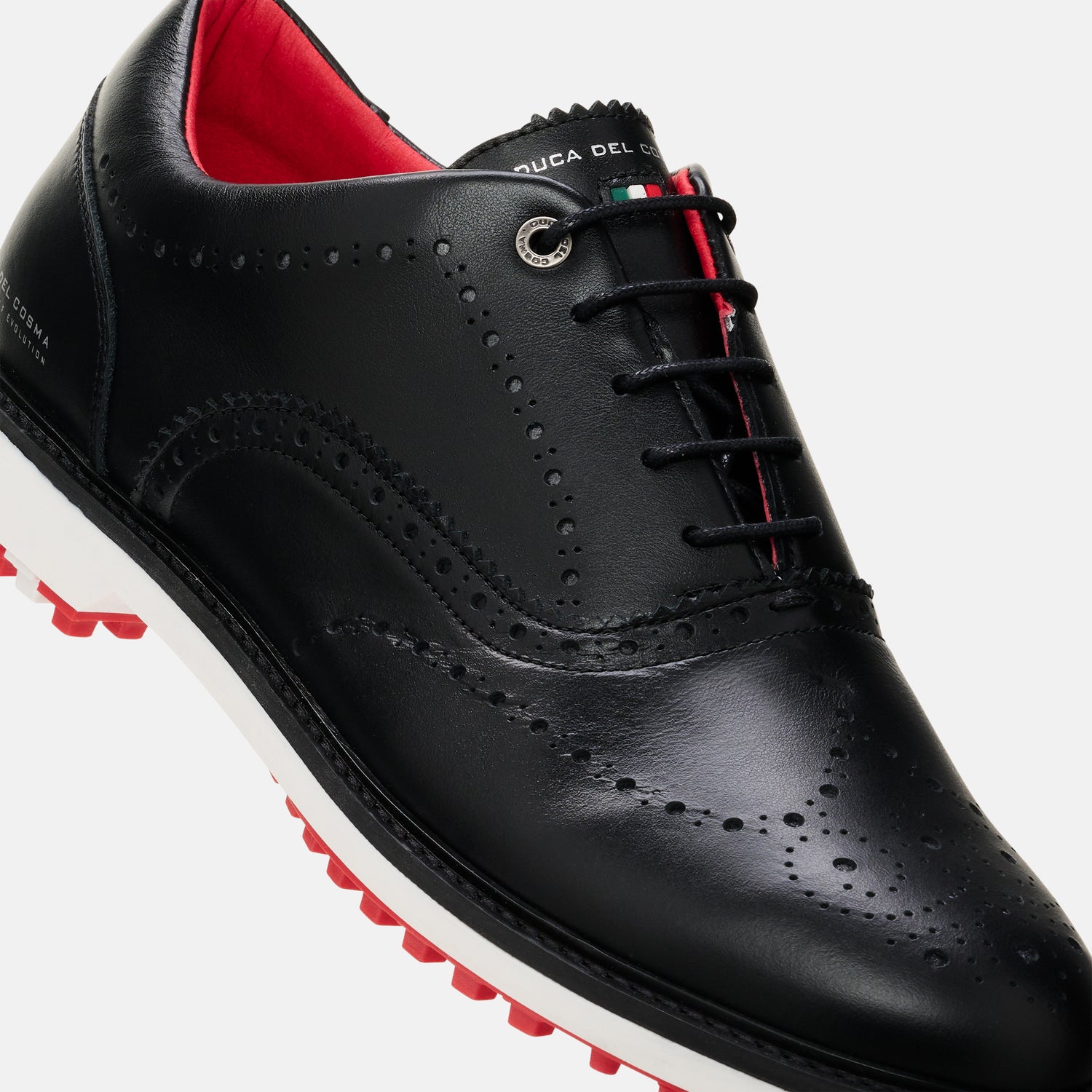 Duca Del Cosma Churchill Premium Spikeless Golf Shoes - Black - Handmade in 🇵🇹