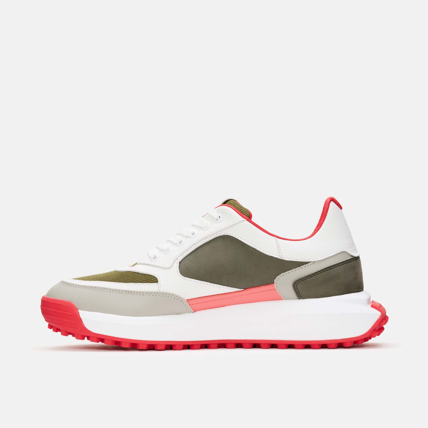 Duca Del Cosma Davanti Premium Spikeless Golf Shoes - Green / Grey - Handmade in 🇵🇹