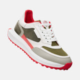 Duca Del Cosma Davanti Premium Spikeless Golf Shoes - Green / Grey - Handmade in 🇵🇹