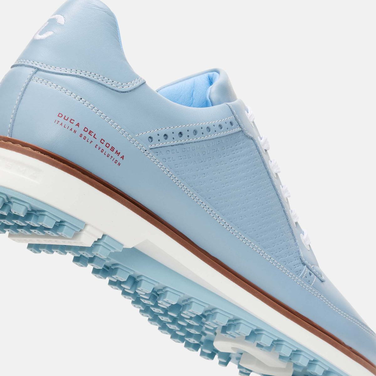 Duca Del Cosma Davinci Leggero Spikeless Golf Shoes - SAMPLE - Light Blue