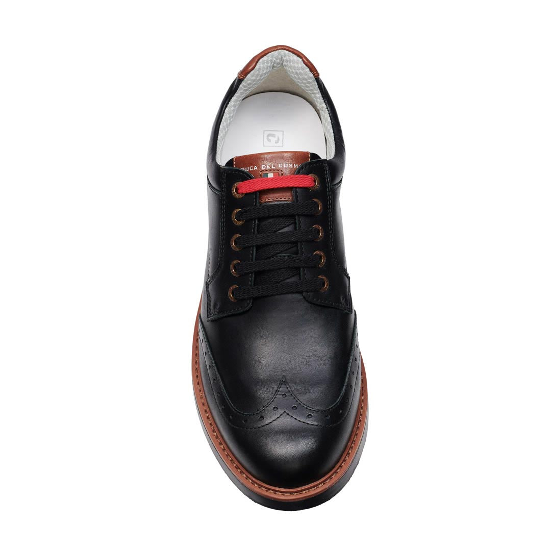 Duca Del Cosma Eldrado Premium Spikeless Golf Shoes - Black - Handmade in 🇵🇹