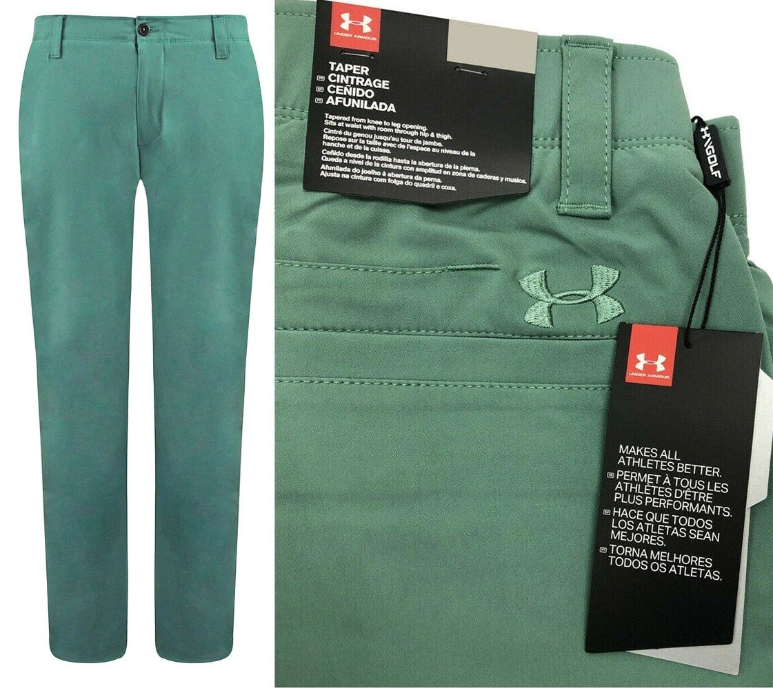 Under Armour Matchplay Trousers - Tapered - Aegean Green – Glyde-Golf