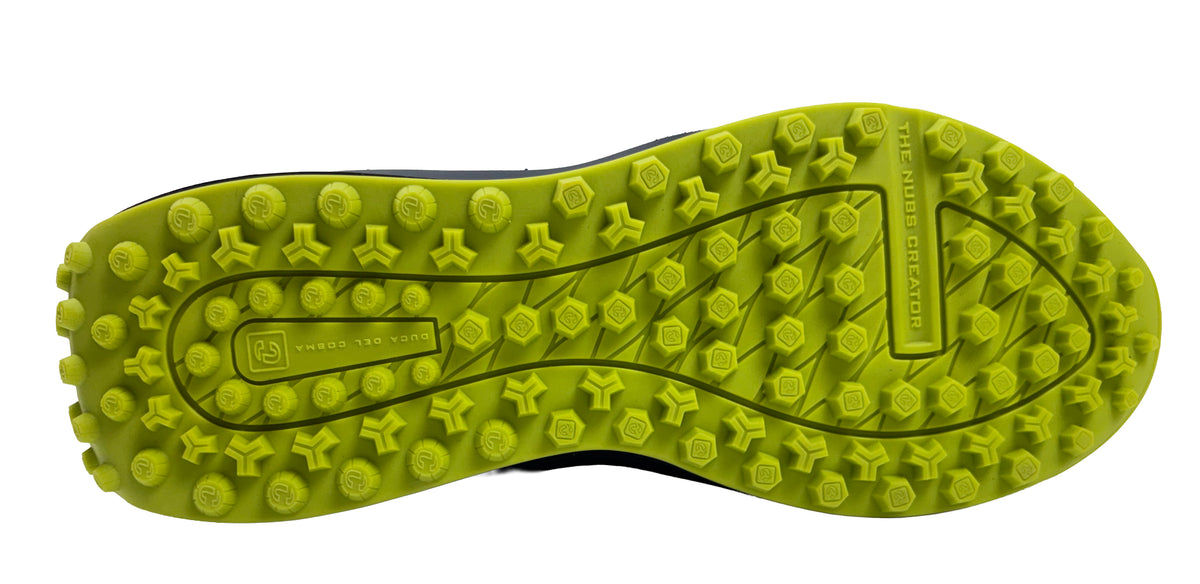 Duca Del Cosma Lipari Spikeless Winter Golf Boots Shoes - SAMPLE - Navy / Lime