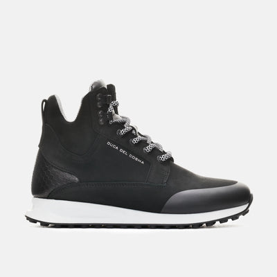Duca Del Cosma Harvard Premium Spikeless Golf Boots Shoes - Black - Handmade in 🇵🇹