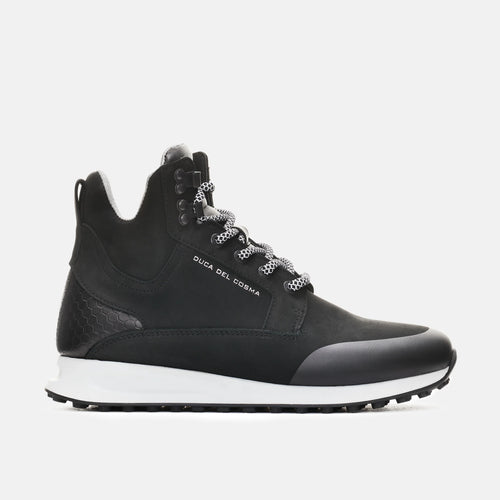 Duca Del Cosma Harvard Premium Spikeless Golf Boots Shoes - Black - Handmade in 🇵🇹