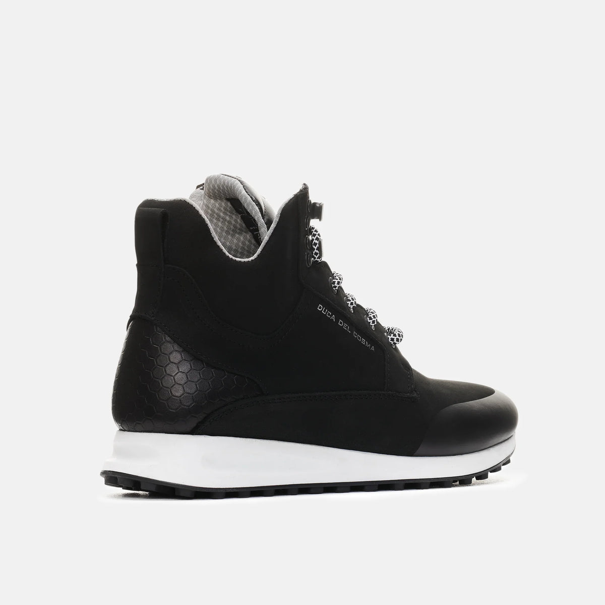 Duca Del Cosma Harvard Premium Spikeless Golf Boots Shoes - Black - Handmade in 🇵🇹