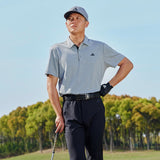 Adidas Golf Drive Heather Polo Shirt - Grey Three