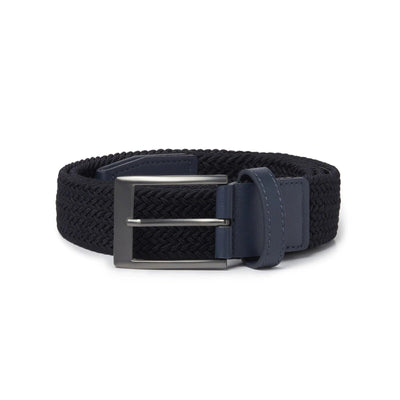 Callaway Solid Stretch Braided Golf Belt - Navy