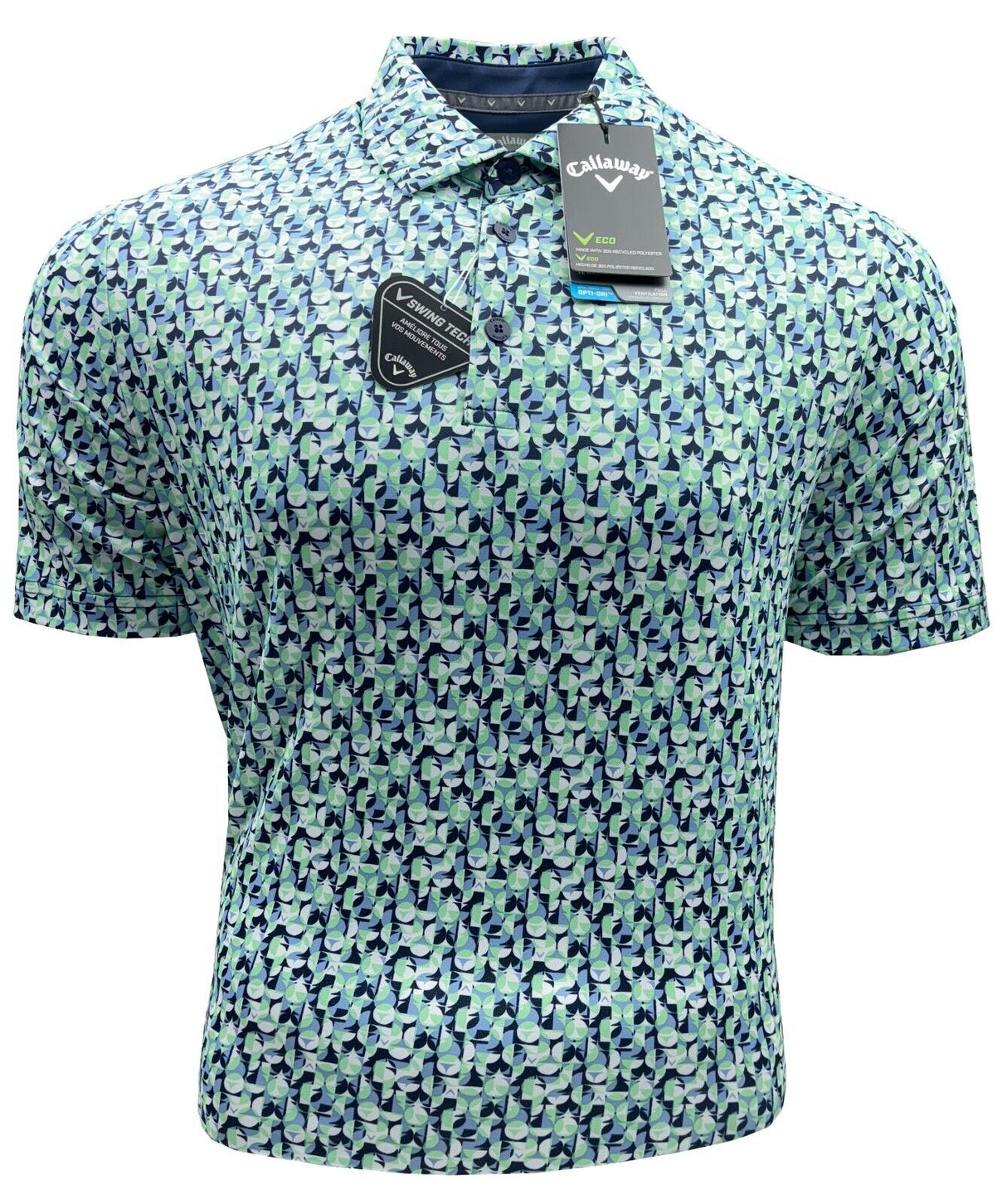 Callaway Golf Abstract Ball Graphic Print Shirt