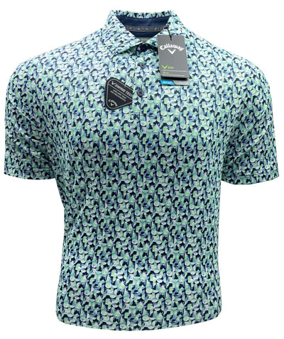 Callaway Golf Abstract Ball Graphic Print Shirt