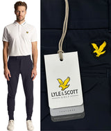 Lyle & Scott Golf Airlight Modern Cuffed Jogger Golf Trousers - Dark Navy