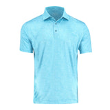 Reflo Adriatic Pattern Golf Polo Shirt - Aqua