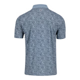 Reflo Adriatic Pattern Golf Polo Shirt - Grey