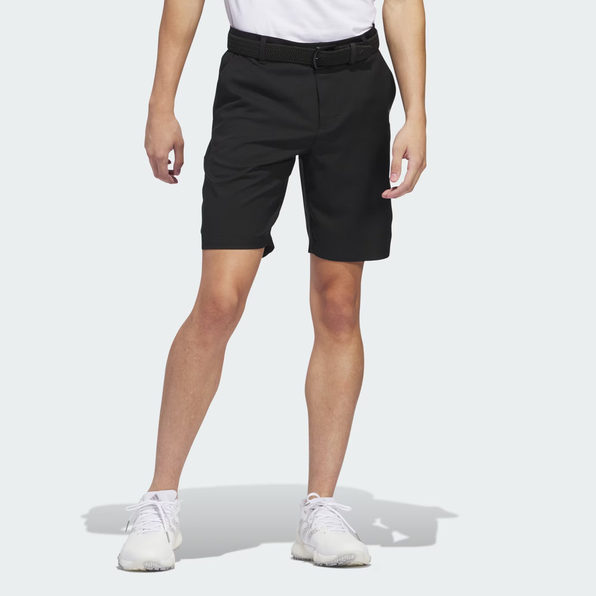 Adidas Adi Advantage Tonal 3 Stripe Golf Shorts - Black