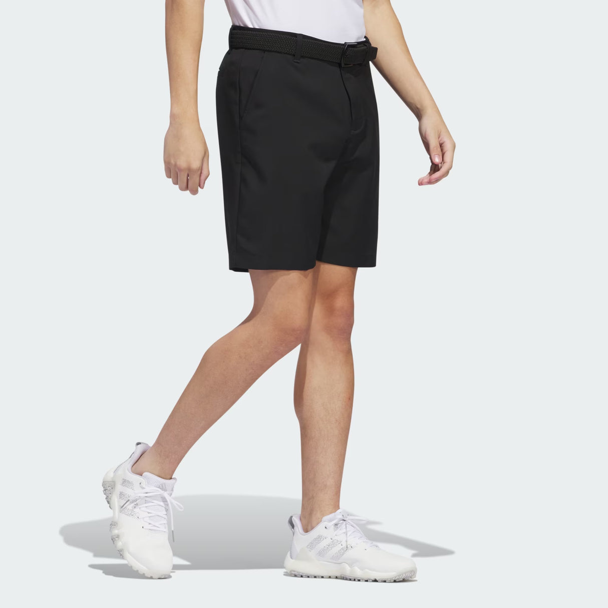 Adidas Adi Advantage Tonal 3 Stripe Golf Shorts - Black