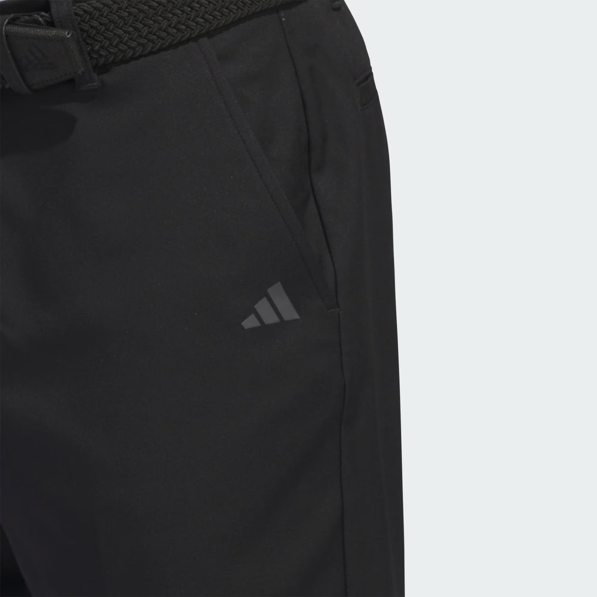 Adidas Adi Advantage Tonal 3 Stripe Golf Shorts - Black