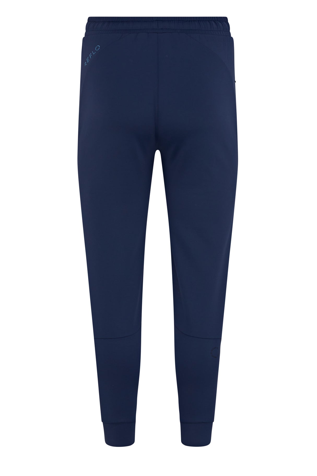 Reflo Aldan Performance Modern Tapered Golf Cuffed Jogger Trousers - Deep Navy