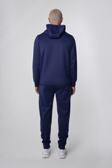 Reflo Aldan Performance Modern Tapered Golf Cuffed Jogger Trousers - Deep Navy