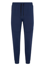 Reflo Aldan Performance Modern Tapered Golf Cuffed Jogger Trousers - Deep Navy