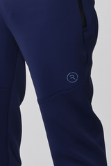 Reflo Aldan Performance Modern Tapered Golf Cuffed Jogger Trousers - Deep Navy