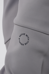 Reflo Aldan Performance Modern Tapered Golf Cuffed Jogger Trousers - Warm Grey