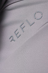 Reflo Aldan Performance Modern Tapered Golf Cuffed Jogger Trousers - Warm Grey