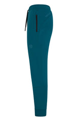 Reflo Aldan Performance Modern Tapered Golf Cuffed Jogger Trousers - Warm Green