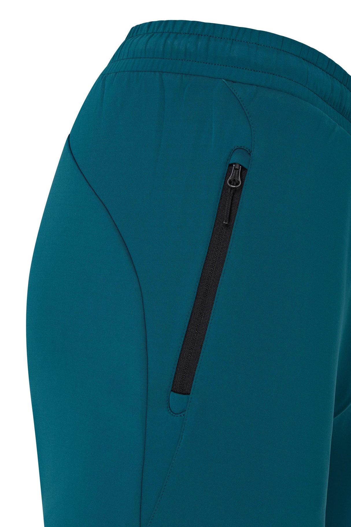 Reflo Aldan Performance Modern Tapered Golf Cuffed Jogger Trousers - Warm Green