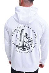 Reflo Alden Recycled Performance Golf Hoodie - Phoenix Open Waste Management Edition - White